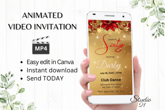 60th Birthday Invitations That Pop: A Designer's Guide to the Animated Template