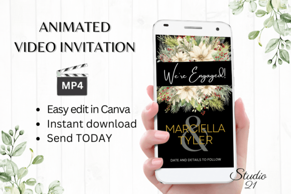 Announce Your Holiday Engagement with W1177B
