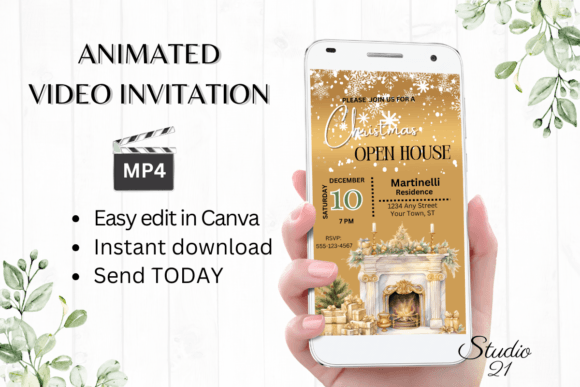 Christmas Open House Invitation: Your Festive Digital Welcome