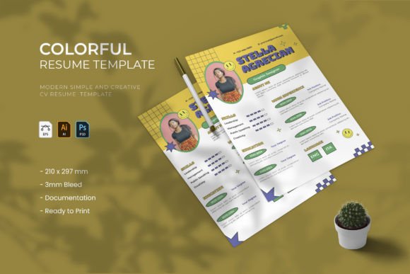 Colorful Resume: Make Your Application Stand Out