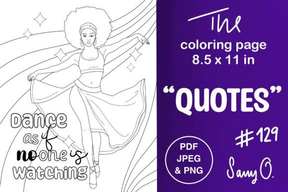 Dance Quotes Dancer Afro Black Woman PNG: Creative Uses