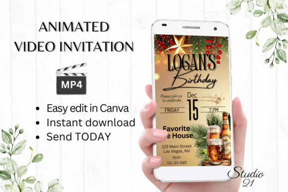 December Birthday Beer Party Invite: Your Guide to a Festive Digital Evite