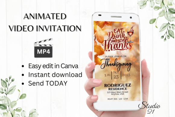 Effortless Digital Thanksgiving Evite: A Designer's Guide