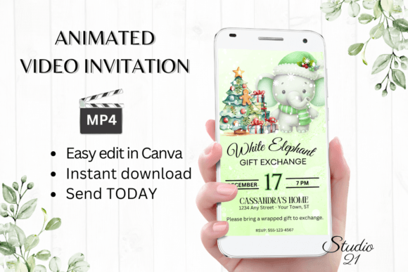 Effortless White Elephant Invites: Your Digital Template Guide