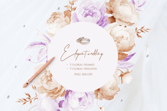 Timeless Romance: Vintage Peonies - Wreaths and Frames