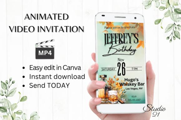 Warm, Rustic, and Ready to Celebrate: A Fall Whiskey Party Invite