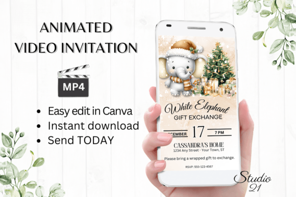 White Elephant Gift Exchange Invitation: A Designer's Guide to Hosting with Style