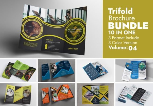 Win More Projects with a Professional Business Trifold Brochure Bundle